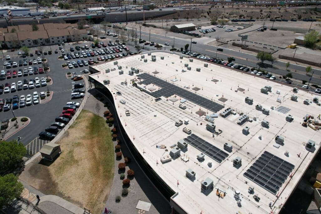Montoya home in Rio Rancho after whole-home energy upgrade with new windows and solar